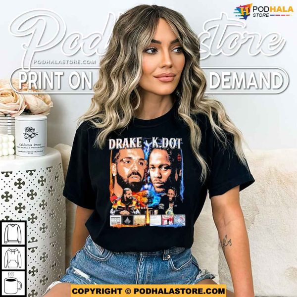 Funny Rap Battle Drake vs Kendrick Lamar Shirt, Rap Royalty Face Off