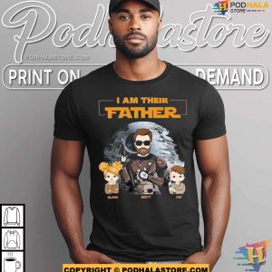 I Am Their Father Personalized Dad Shirt Custom Kids Name Shirt For Daddy 3