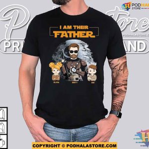 I Am Their Father Personalized Dad Shirt Custom Kids Name Shirt For Daddy 5