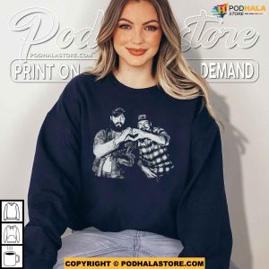 I Had Some Help shirt It takes two to break a heart in two Posty Wallen Tee 3