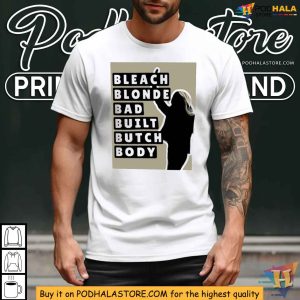 Jasmine Crockett Collection Bleach Blonde Bad Built Butch Body Shirt 4