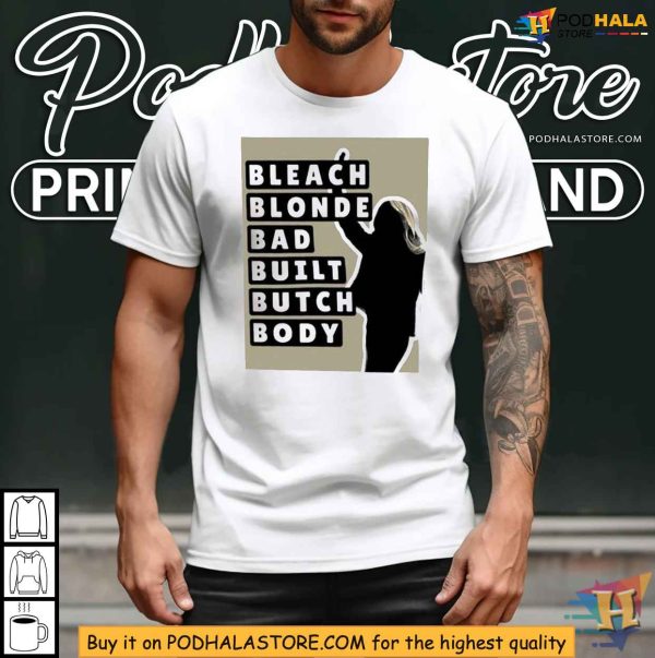 Jasmine Crockett Collection Bleach Blonde Bad Built Butch Body Shirt