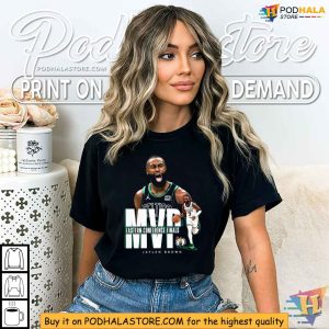 Jaylen Brown MVP Shirt 2024 Eastern Conference Finals Commemorative 4