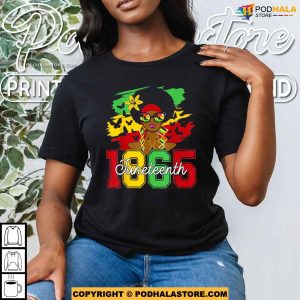 Juneteenth 1865 Black Women Shirt, Celebrate Freedom Celebrating