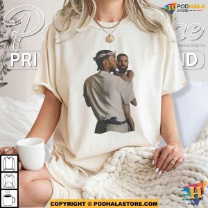 Kendrick Lamar Holding Baby Drake Funny Shirt For All Fans 2