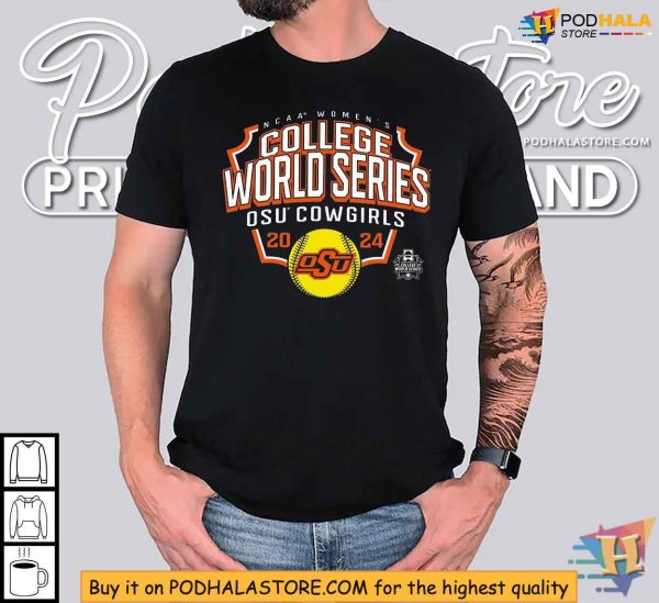 OSU Cowgirls Softball 2024 Womens College World Series Shirt