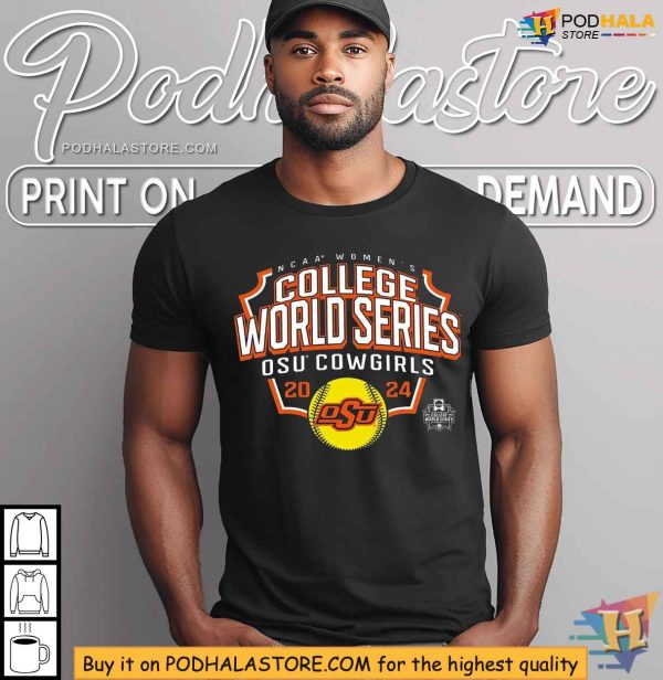 OSU Cowgirls Softball 2024 Womens College World Series Shirt
