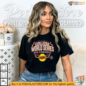 OSU Cowgirls Softball 2024 Womens College World Series Shirt 4