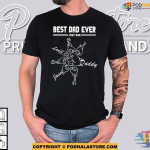 Personalized Dad Fist Bump Shirt With Kids Name Custom Gifts For Dad 4