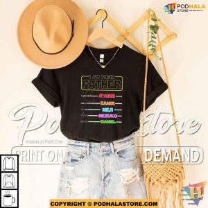 Personalized I Am Their Father Shirt With Lightsabers Best Fathers Day Gift 2024 5
