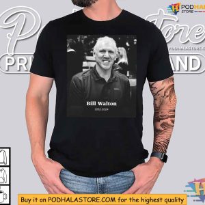 RIP Bill Walton 1952 2024 Memorial Shirt Honoring a Basketball Legend 3
