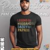 Retro Vintage Legend Husband Daddy Papa Personalized Dad Shirt