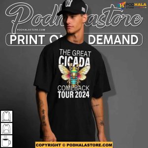 The Great Cicada Comeback Tour 2024 Shirt, Cicada Broods XIII and XIX
