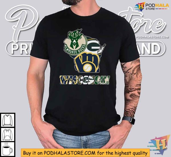 Wisconsin Sports Teams Shirt – Celebrate Your Favorite Teams in Style