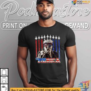 American Flag MERICA TRUMP 4th Of July Shirt 4
