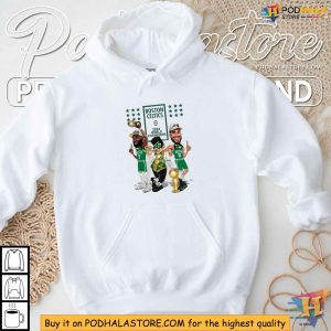 Boston Celtics 2024 World Champions Shirt Tatum Brown Celebration 2