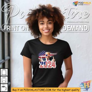 Donald Trump Patriotic Design With Bold 2024 Statement Shirt 2