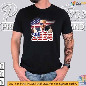 Donald Trump Patriotic Design With Bold 2024 Statement Shirt 3