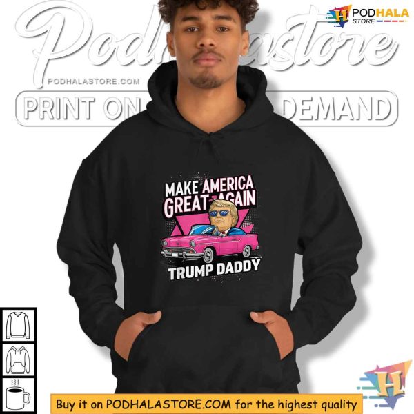 Funny Trump Take America Back Daddys Home Trump Pink Shirt
