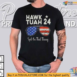Hawk Tuah 24 Spit On That Thang Shirt Patriotic Humor Tee 2