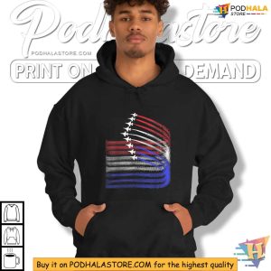 Jet American flag Patriotic USA for men boys 4th Of July Shirt