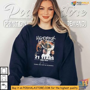 Kendrick Lamar 2023 2024 21 Years Rap Legend Signature Thank You Shirt 2