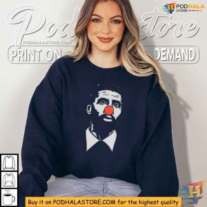 Kyrie Irving Clown Nose Shirt Satirical Sports Apparel by Dave Portnoy 2