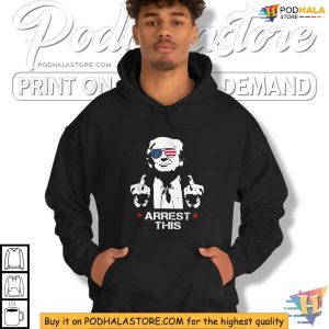Political Satire Arrest This Trump Shirt - Controversial Statement Tee