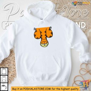 Provocative Garfield Cat Shirt - Humorous Novelty Graphic Tee