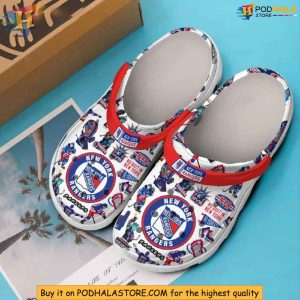 Rangers No Quit In NY Clogs Crocs for Hockey Fans 2