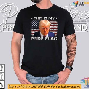 This Is My Pride Flag Trump 2024 American Flag 4th of July Shirt 2