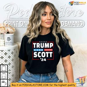Tim Scott VP Trump Vice President Scott Trump Tee Shirt