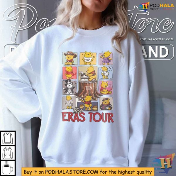 Winnie the Pooh Eras Tour Shirt For Fans, Taylor Swift Inspired Design