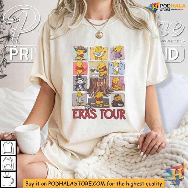 Winnie the Pooh Eras Tour Shirt For Fans, Taylor Swift Inspired Design