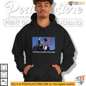 Bold Trump 2024 Shirt, Come At The King Patriotic Apparel