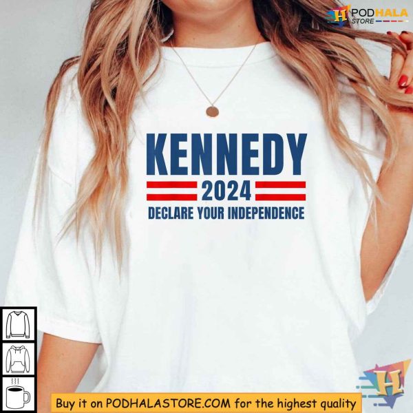 Declare Your Independence Kennedy 2024 Campaign Shirt, Patriotic Apparel