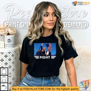 Fight for Trump Shirt, 2024 Rally Shooting Incident Apparel