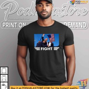 Fight for Trump Shirt 2024 Rally Shooting Incident Apparel 3