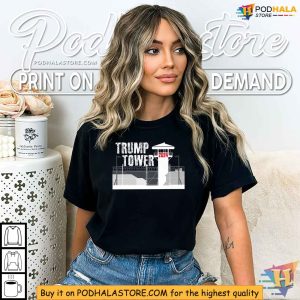Funny Trump Prison Tower Shirt, Political Humor Apparel for 2024