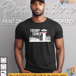 Funny Trump Prison Tower Shirt Political Humor Apparel for 2024 2
