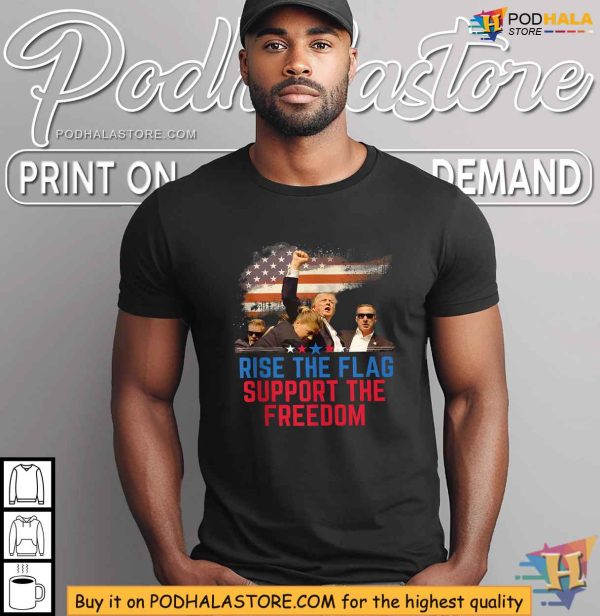 July 13 Trump Shooting Tshirt, Support Freedom Patriotic Clothing