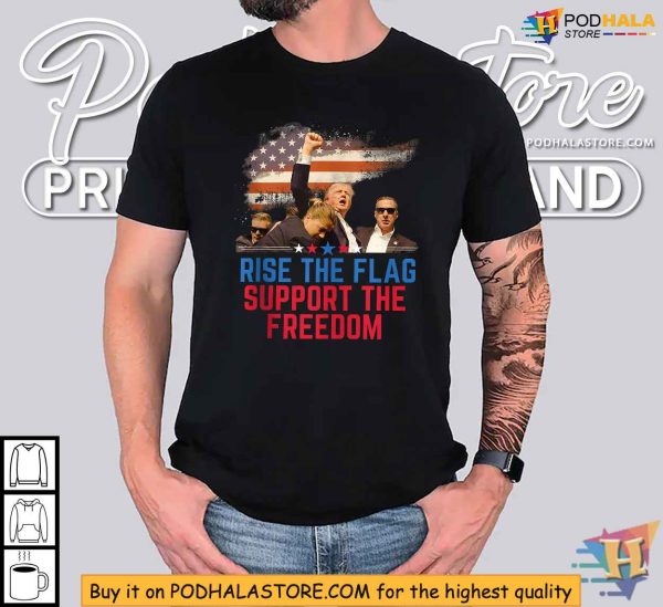 July 13 Trump Shooting Tshirt, Support Freedom Patriotic Clothing