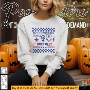 Protect Women in Iowa Shirt Vote Blue Democrat Womens Rights Tee 3