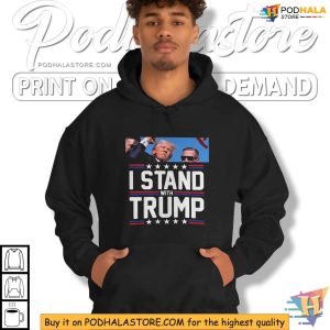 Stand with Trump 2024 Shirt After Rally Shooting Incident 4