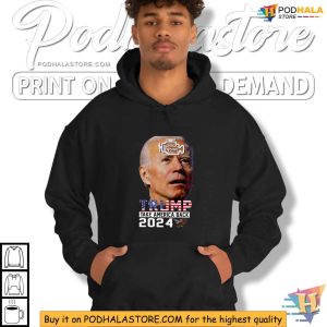Trump 2024 Campaign Shirt Biden Check Engine Symbol Satirical Tee 3