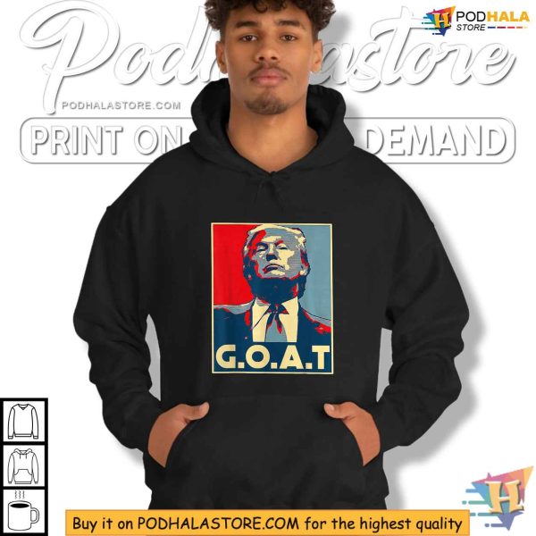 Trump 2024 GOAT Shirt, Election Campaign Shirt, Trump Merchandise