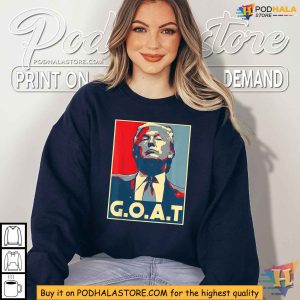 Trump 2024 GOAT Shirt Election Campaign Shirt Trump Merchandise 2