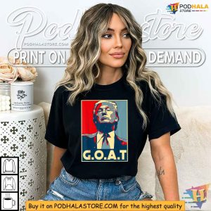 Trump 2024 GOAT Shirt Election Campaign Shirt Trump Merchandise 3