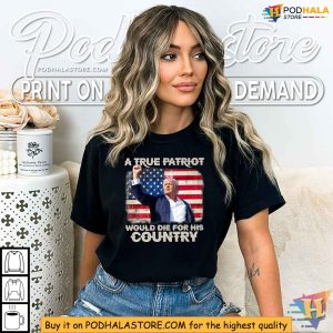 Trump 2024 Pennsylvania Rally Patriot USA Shot Survivor Shirt 4