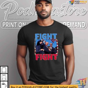 Trump Fight TShirt Pennsylvania Rally 2024 Resilient Patriot Apparel 2
